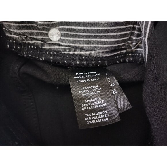 Kenneth Cole New York Slim Fit Mens Black Denim Jeans Straight Leg Cotton 30x32. - Picture 4 of 8